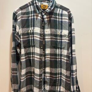Vintage Plaid Button-Up Shirt-Size M by Stapleford
